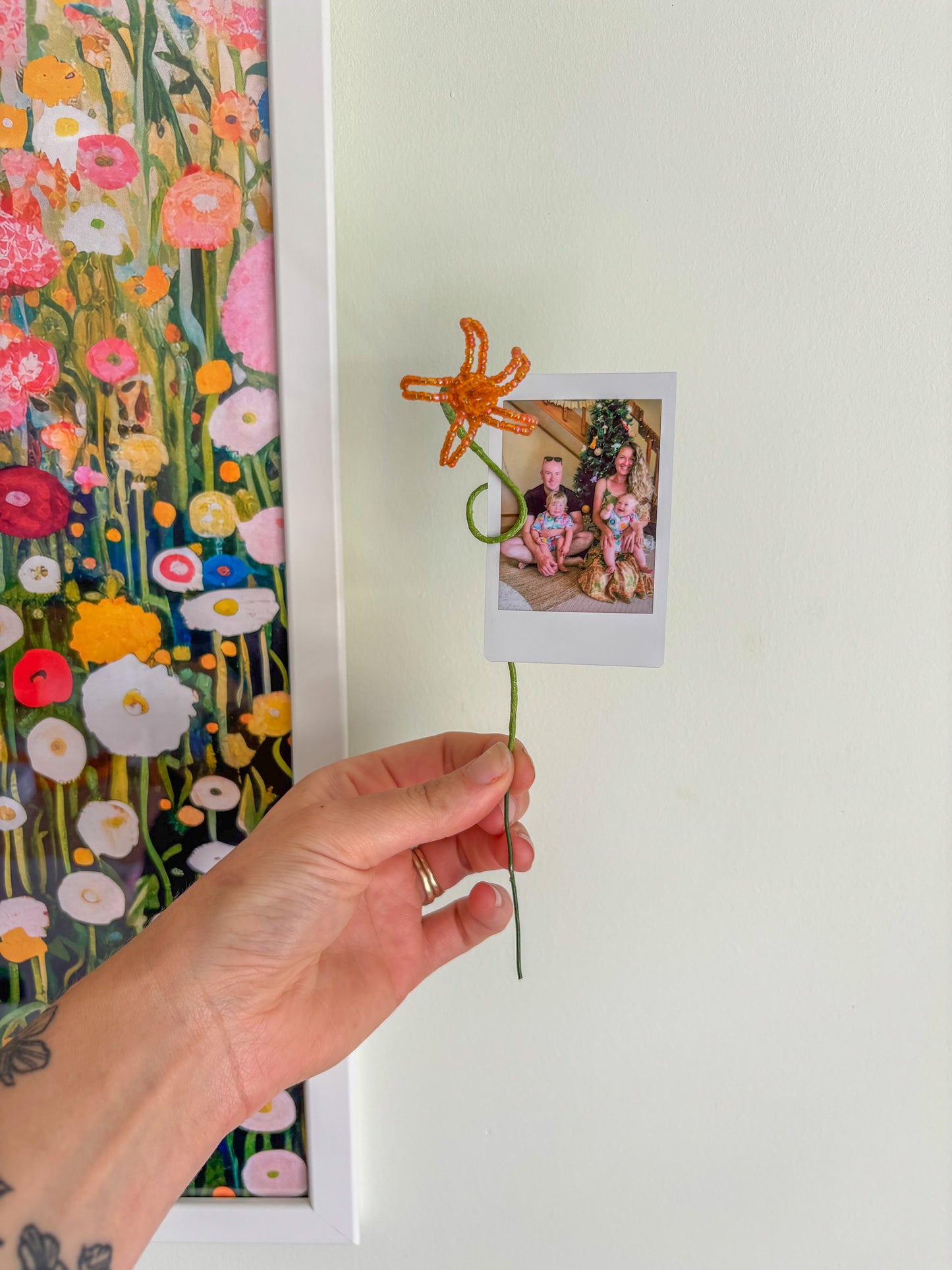 Handmade Beaded Floral Wedding Place Card Holders & Favours | Alchemy Bloom Studio