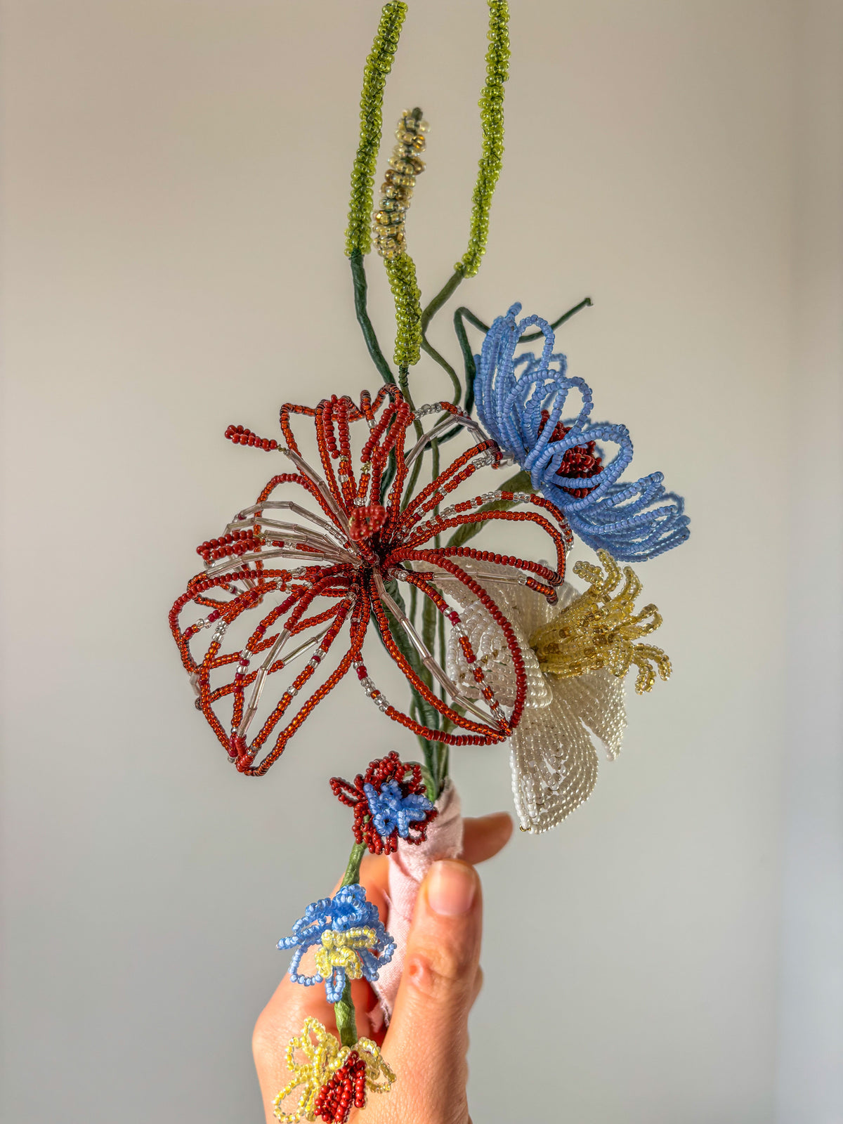 Wildflower Wishes Beaded Flower Girl Bouquet | Bespoke Inspiration