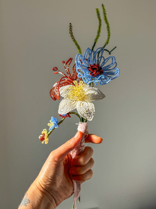 Wildflower Wishes Beaded Flower Girl Bouquet | Bespoke Inspiration